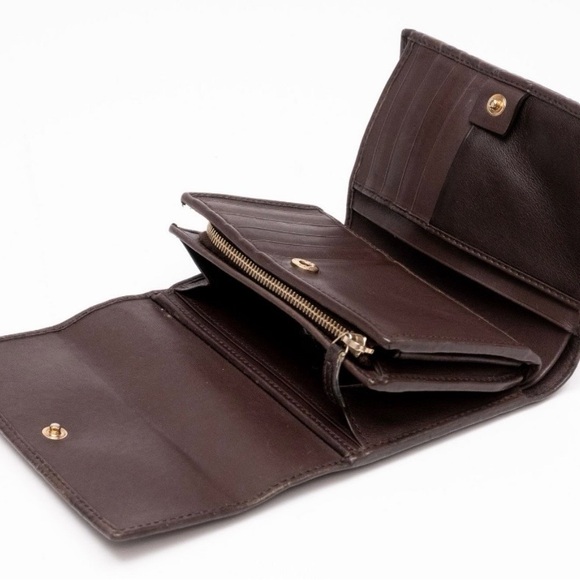 Gucci Guccissima Brown Leather Continental Wallet - Picture 4 of 11